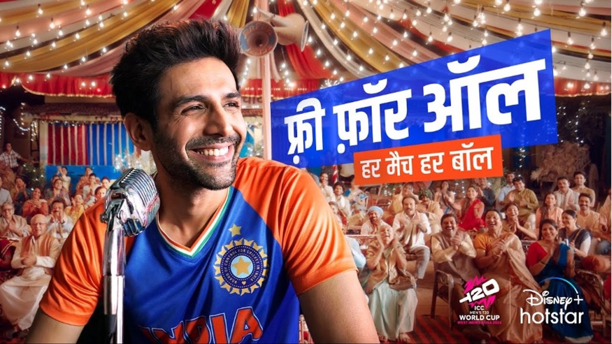 Kartik Aaryan the Face Of Disney+ Hotstar's ICC Men's T20 World